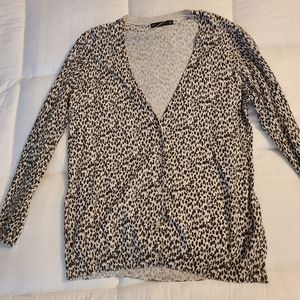 Leopard Print Cardigan